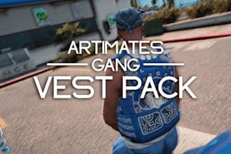 create custom fivem clothing kuttes mc mc vest biker clothing fivem gang vest