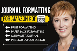 format minimalist journal layout for amazon kdp print