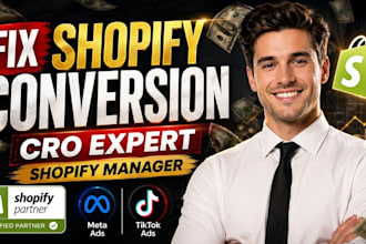 do shopify cro audit and conversion rate optimization to increase sales