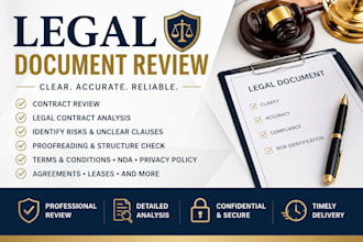 proofread, edit and format legal documents, contracts and court files