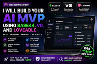 build your ai mvp using vibe coding with base44, v0, and lovable