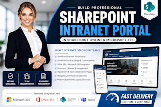 build sharepoint intranet portal in sharepoint online and microsoft office 365