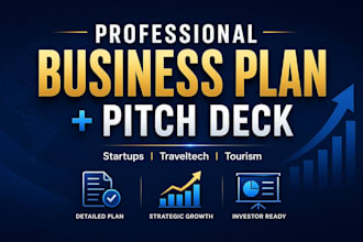 create a professional business plan and pitch deck for tech startups in tourism