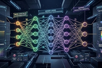 build machine learning model, keras for business data, prediction and automation