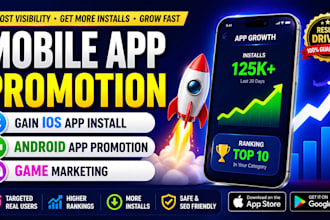 mobile app promotion, gain IOS app install, android app promotion game marketing