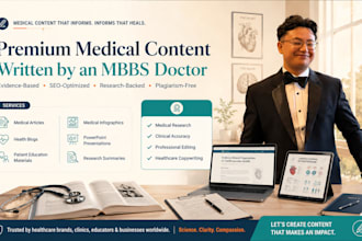 write SEO friendly medical and healthcare content as a doctor