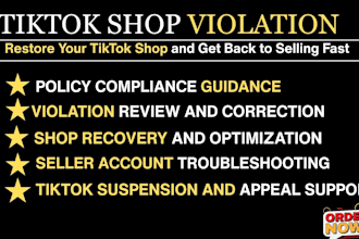 fix tiktok shop appeal suspended tiktok shop violation and reinstate tiktok shop