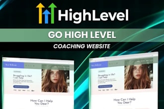 setup and manage gohighlevel website, email, SMS, automation and sales funnels,