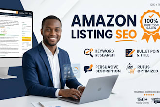 do amazon SEO keyword research and copywriting