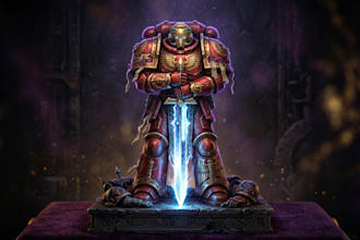 paint your warhammer 40k or dnd miniatures to tabletop quality