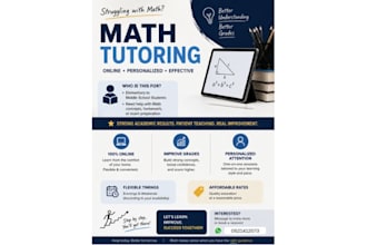 tutor elementary to middle school students in math