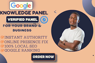 create google knowledge panel graph verify panel for company business brand SEO