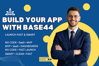 design modern clean base44 style website or ui design