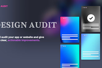 do a professional UX audit for your website or landing page