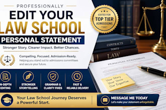 edit your law school personal statement for top admission success