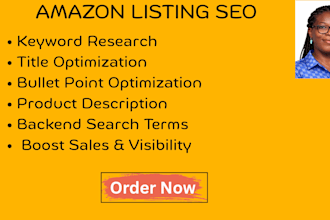 optimize amazon product listings for SEO