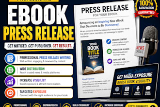 write and distribute ebook press release to boost your book visibility