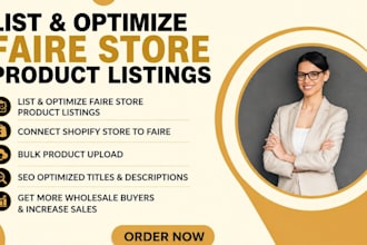 list and optimize faire store product listings connect shopify store to faire