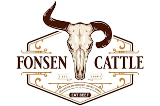 do vintage western style cattle brand ranch cowboy texas and livestock logo