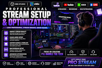 optimize obs and vmix for professional streaming recording and multistream