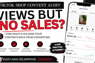 audit your tiktok shop content to identify why sales are low