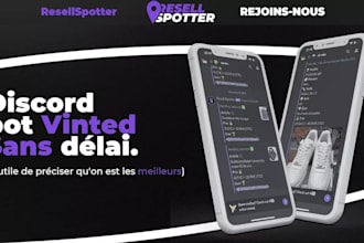 build discord vinted bot, vinted label bot, vinted scalping bot,monitor