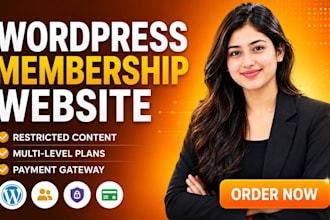 create membership website with subscription system wordpress expert