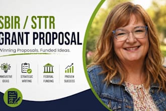 sbir sttr grant proposal, federal government grants research funding writing