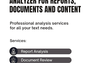 your expert text analyzer for reports documents and content
