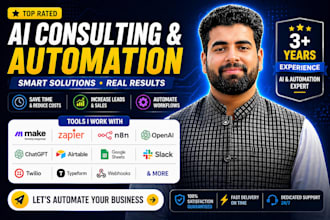 build zapier, make com, and n8n automation workflows for your business
