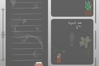 design a cute and aesthetic daily planner for you