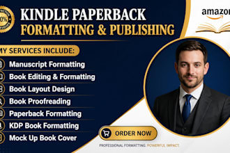book cover design and journal formatting for KDP upload