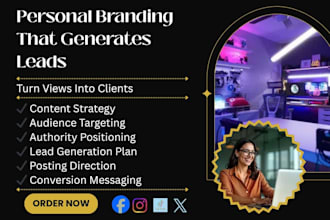 create personal branding content strategy to generate leads and clients online
