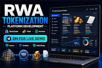 build rwa tokenization platform for real estate gold assets and management app