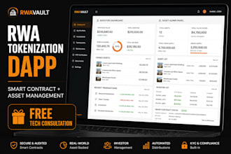 build rwa digital asset, web3 wallet platform,  tokenize assets, smart contracts