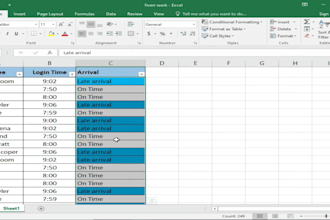 do the data entry