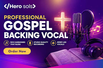 record smooth backing vocals for your song