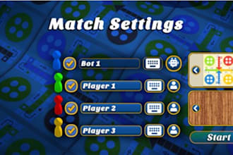 build multiplayer ludo game, chess game, card board game for you