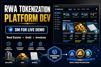 develop rwa tokenization dapp smart contract and real asset management platform