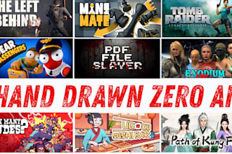 design steam capsule art and indie game cover illustration