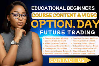 do option trading course, future, day trading, online course, ebook, videos, ppt