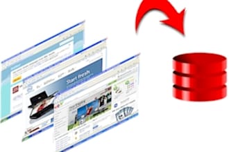do Data Extraction, Web Scraping, Extract email, Data Entry
