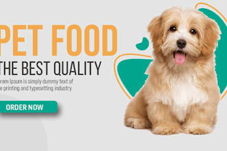 do pet food banner for your store