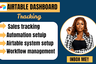 build airtable dashboard for tracking sales and stock