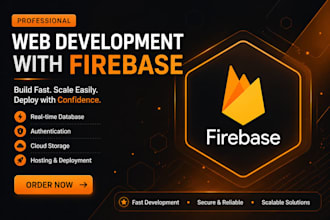 be your front end web developer with react js, javascript, firebase