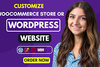design wordpress luxury woocommerce website with payment setup