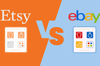 setup ebay,etsy store, do promotion to increase ebay,etsy sales and traffic