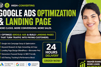 setup google ads ppc audit and optimize ads for landing page conversion tracking