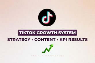 be your tiktok strategist and manager