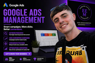 set up and manage google ads, ad words, paid search, PPC campaigns